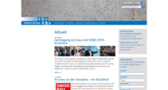 Desktop Screenshot of eco-bau.ch